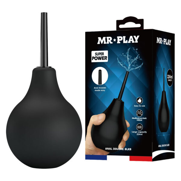 ANAL DOUCHE BLUE – MR PLAY SUPER POWER BLACK EN SEXSHOP OFERTAS (1)