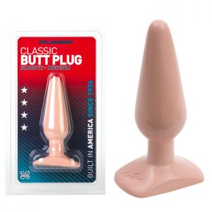 Classic Butt Plug - Smooth Medium - White