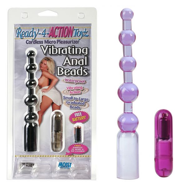 Ready-4-Action Vibrating Anal Beads