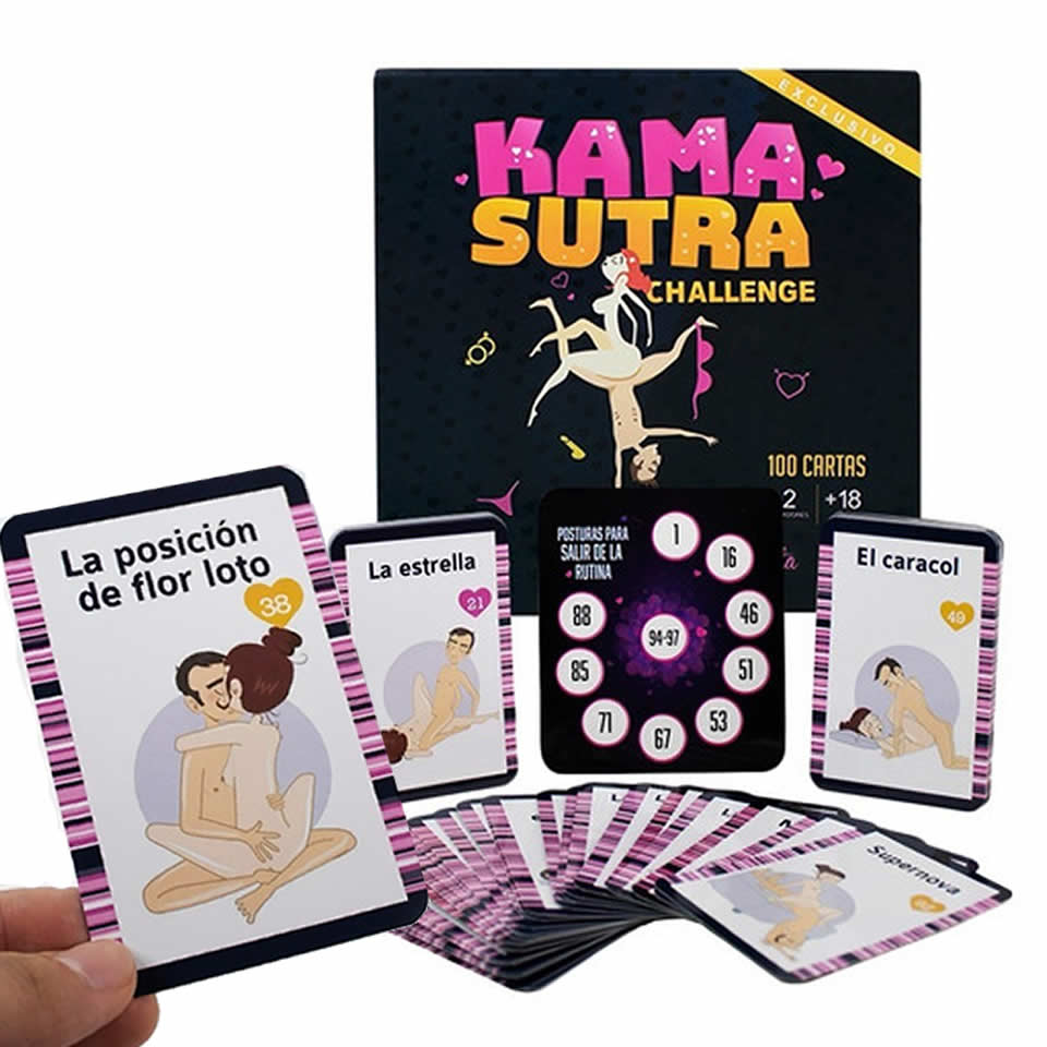 Kit Kamasutra para masajes y juegos sexuales eróticos Caligula Sexshop