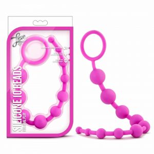 LUXE - SILICONE 10 BEADS - PINK - SEXSHOP OFERTAS