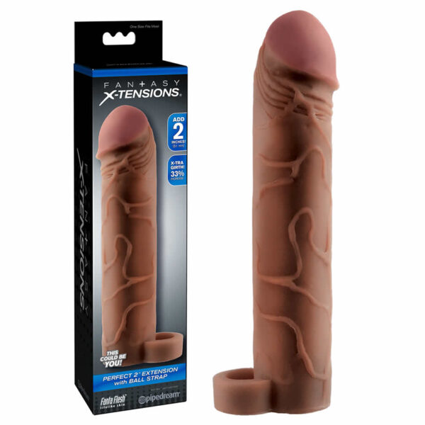 FANTASY X-TENSIONS - PERFECT 2 EXTENSION WITH BALL STRAP EN SEXSHOP OFERTAS (1)