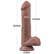 NATURE COCK 8 DUAL LAYERED SILCIONE COCK EN SEXSHOP OFERTAS (2)