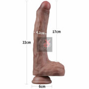 NATURE COCK 8.5 DUAL LAYERED SILCIONE COCK – SEXSHOP OFERTAS (2)