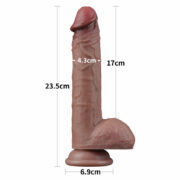 NATURE COCK 9 DUAL LAYERED SILCIONE COCK EN SEXSHOP OFERTAS (2)