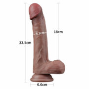 NATURE COCK 9 DUAL LAYERED SILCIONE COCK – SEXSHOP OFERTAS (2)