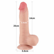 SLIDING-SKIN DONG BENDABLE TO ANY SHAPE 8 EN SEXSHOP OFERTAS (2)