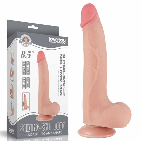 SLIDING-SKIN DONG BENDABLE TO ANY SHAPE 8.5 EN SEXSHOP OFERTAS (1)