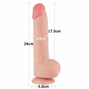 SLIDING-SKIN DONG BENDABLE TO ANY SHAPE 9.5 EN SEXSHOP OFERTAS (2)