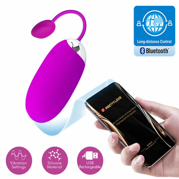 VIBRADOR CON APP ABNER PRETTY LOVE - SEXSHOP OFERTAS