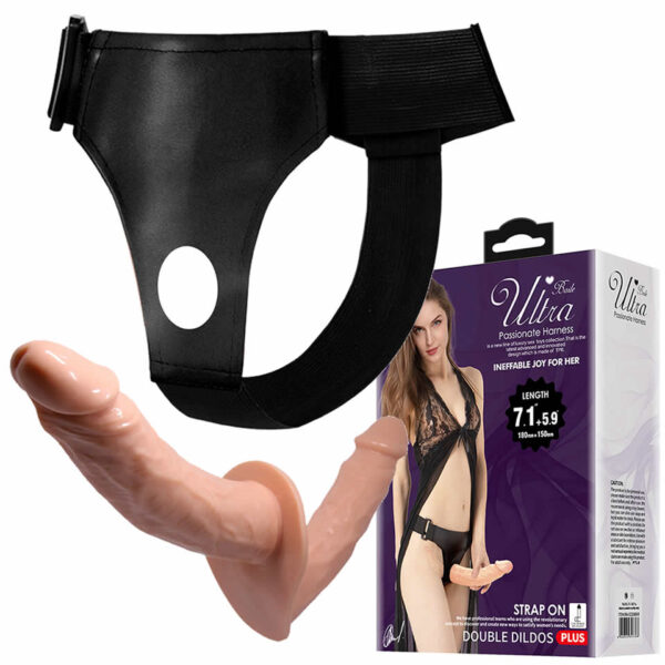 BAILE ULTRA PASSIONATE HARNESS DOUBLE DILDOS STRAP ON 7.1 PRETTY LOVE EN SEXSHOP OFERTAS (4)