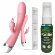 COMBO VIBRADOR RABBIT + LUBRICANTE COMESTIBLE SEXSHOP OFERTAS (3)