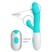 VIBRADOR RABBIT – SNAPPY TURQUOISE SEXSHOP OFERTAS (3)