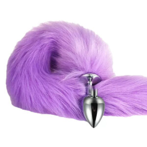 PLUG ANAL CON COLA DE ZORRA LILA EN SEXSHOP OFERTAS