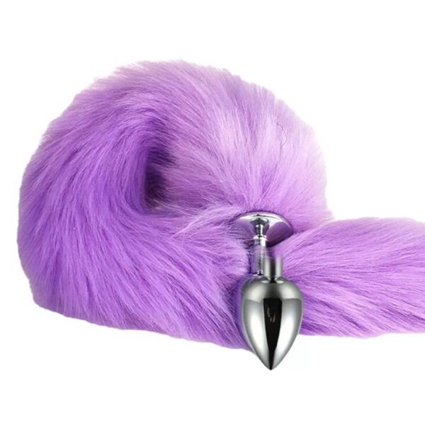 PLUG ANAL CON COLA DE ZORRA LILA EN SEXSHOP OFERTAS