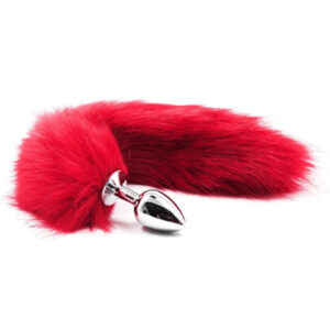 PLUG ANAL CON COLA DE ZORRA ROJO EN SEXSHOP OFERTAS