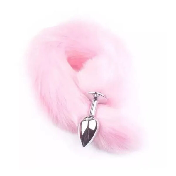 PLUG ANAL CON COLA DE ZORRA ROSADO EN SEXSHOP OFERTAS