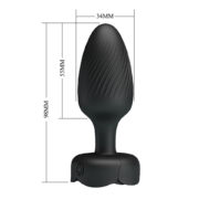 PLUG ANAL VIBRADOR CON GEMA LUMINOSA – OSBORN EN SEXSHOP OFERTAS (2)