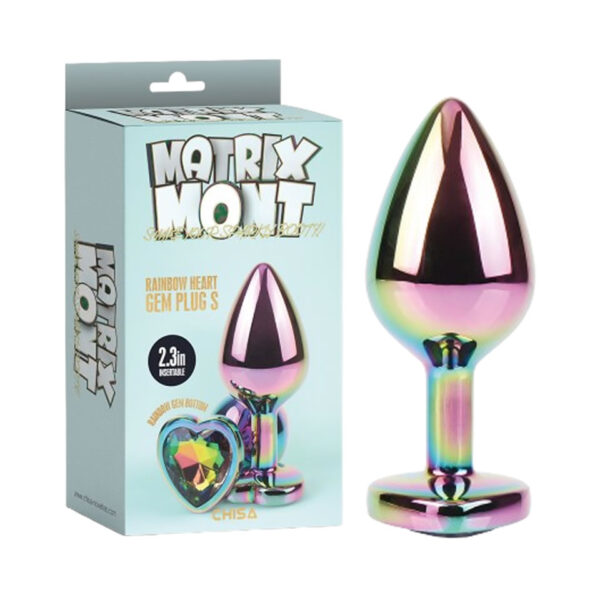 RAINBOW HEART GEM ANAL PLUG S - MATRIX MONT EN SEXSHOP OFERTAS (1)