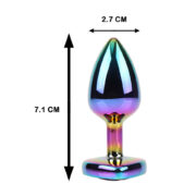 RAINBOW HEART GEM ANAL PLUG S – MATRIX MONT EN SEXSHOP OFERTAS (2)