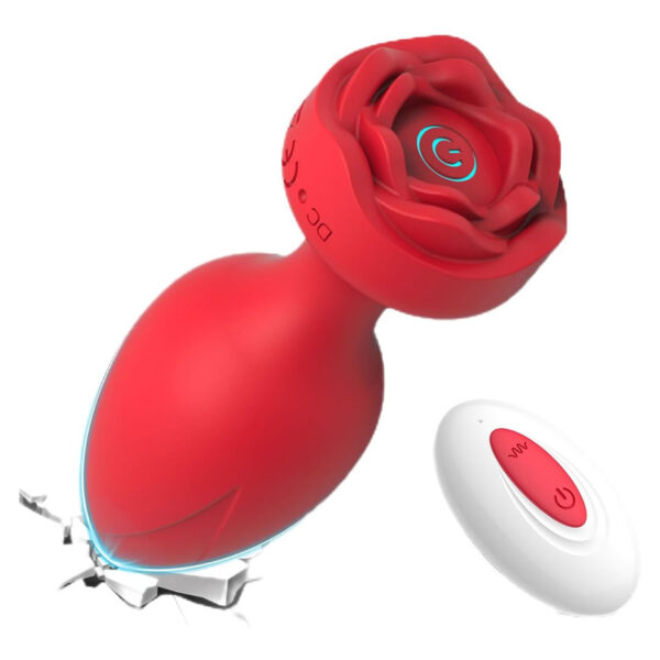 VIBRATION ANAL PLUG ROSE SILICON EN SEXSHOP OFERTAS (1)