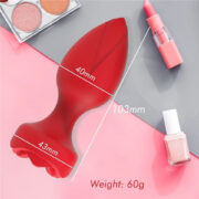 VIBRATION ANAL PLUG ROSE SILICON EN SEXSHOP OFERTAS (3)