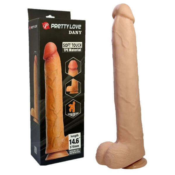 DILDO DANY SOFT TOUCH REALISTA 37 CM EN SEXSHOP LINCE (1)