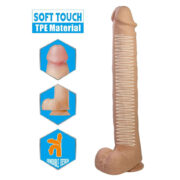 DILDO DANY SOFT TOUCH REALISTA 37 CM EN SEXSHOP LINCE (3)