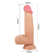 VIBRADOR CASS – SOFF TOUCH LIFELIKE SLIDING SKIN 22 CM EN SEXSHOP LINCE (2)