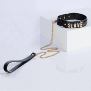 COLLAR BDSM SLAVE GOLD EN SEXSHOP LINCE (1) COLLAR BDSM SLAVE GOLD EN SEXSHOP LINCE (1)