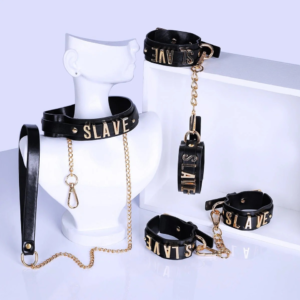 KIT SLAVE BDSM GOLD EN SEXSHOP LINCE (1)