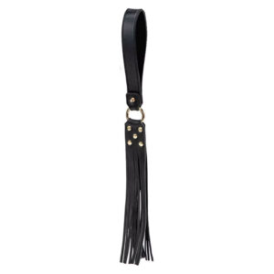 LATIGO NEGRO TACHAS DORADAS EN SEXSHOP LINCE