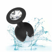 KIT PLUG ANAL CON BASE DE DIAMANTE DE SILICONA -.- SEXSHOP OFERTAS