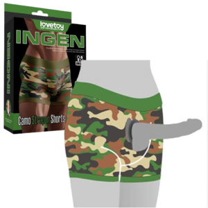 INGEN LOVETOY - CAMO STRAPON SHORTS EN SEXSHOP LINCE (1)